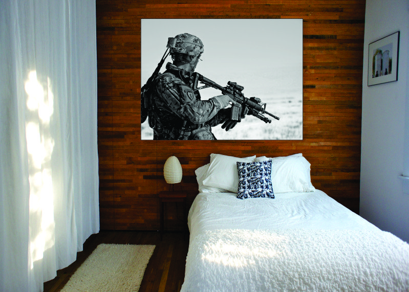 Army Soldier Canvas Print - 1 Piece