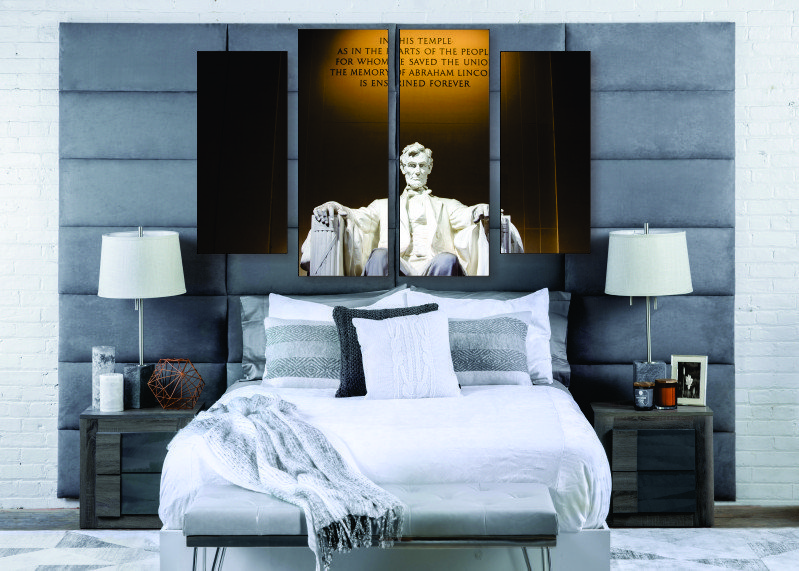 Lincoln Memorial Canvas Print - 4 Piece