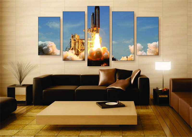 Clear for Takeoff Canvas Print - 5 Piece