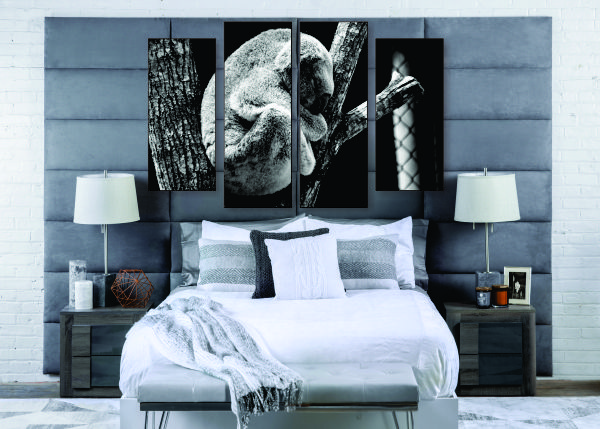 Sleepy Koala Canvas Print - 4 Piece