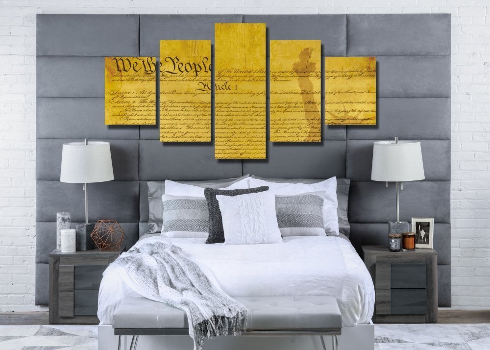 We The People Canvas Print - 5 Piece