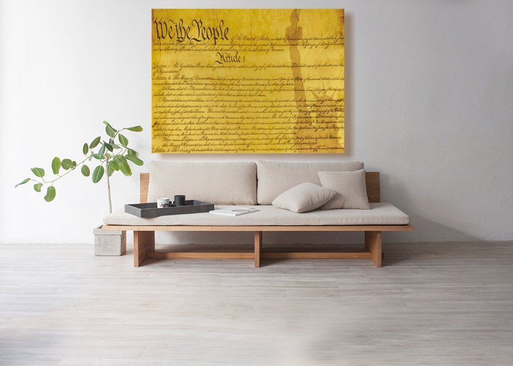 We The People Canvas Print - 1 Piece