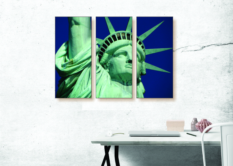 Statue of Liberty Canvas Print - 3 Piece