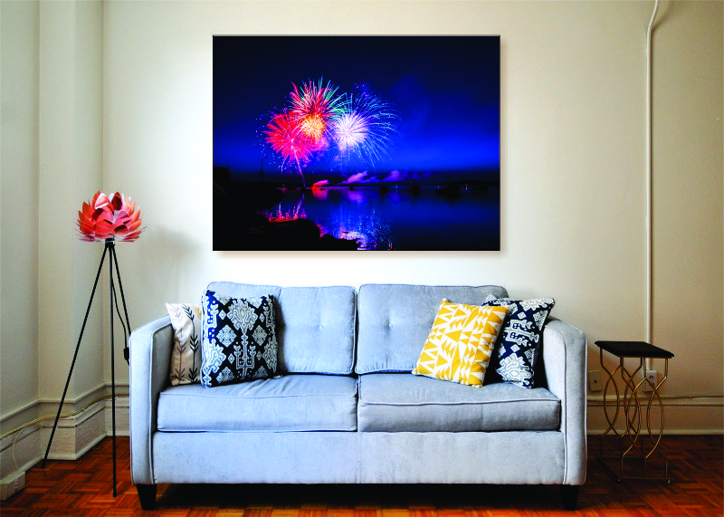 The Red, White and Blue Canvas Print - 1 Piece