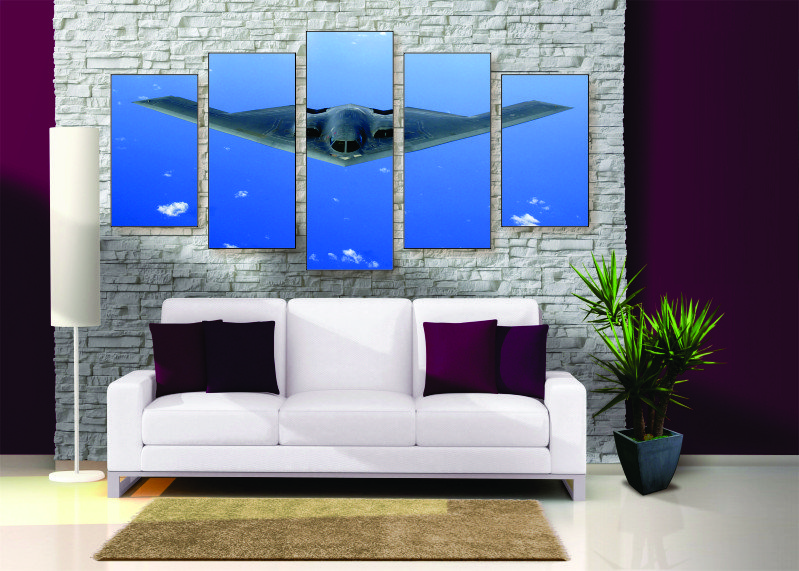 Stealth Bomber Canvas Print - 5 Piece