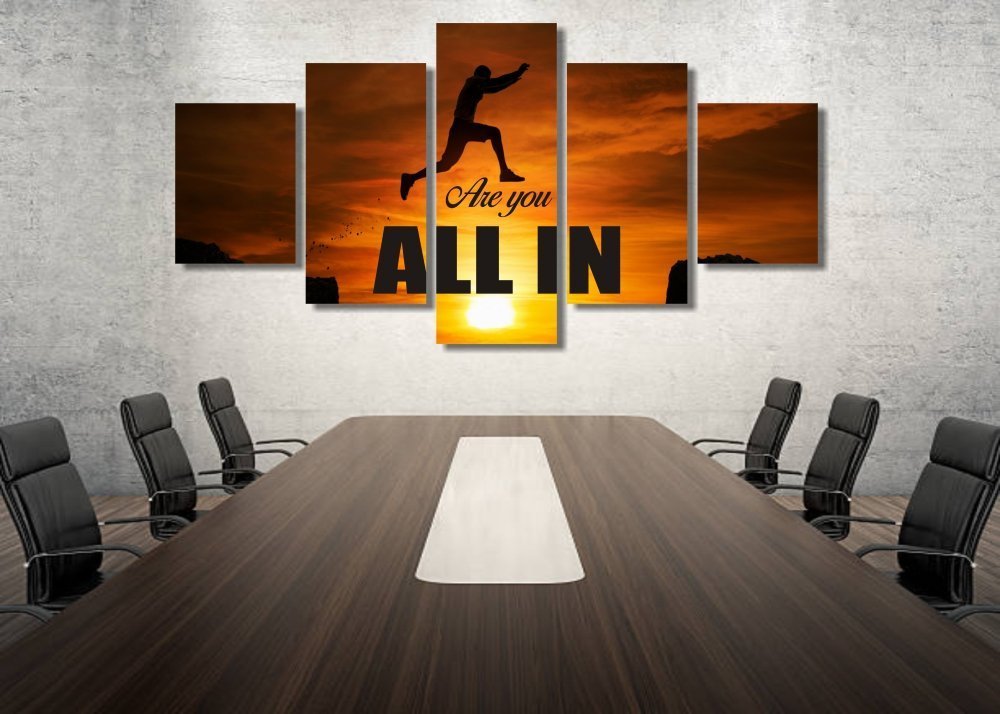 All In Canvas Print - 5 Piece