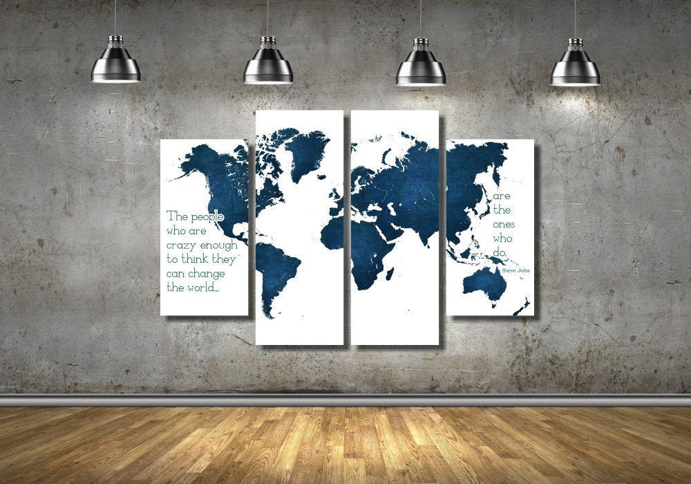 Change The World Canvas Print - 4 Piece