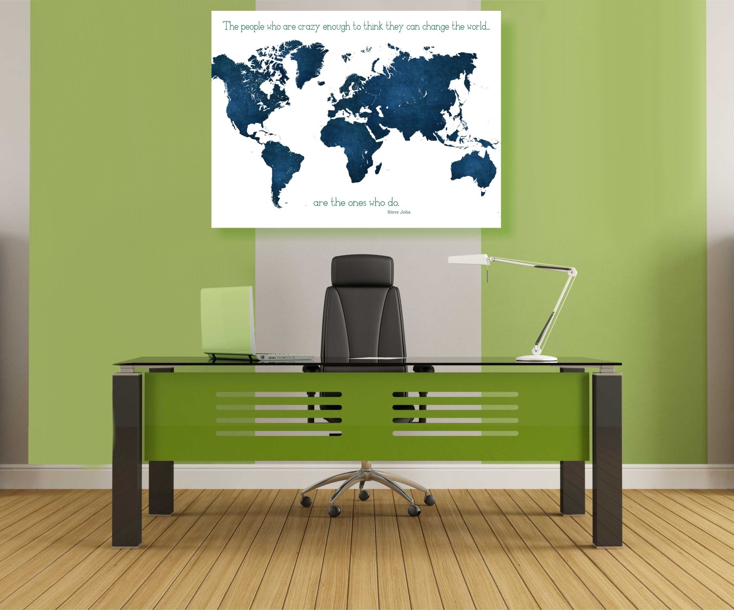 Change The World Canvas Print - 1 Piece