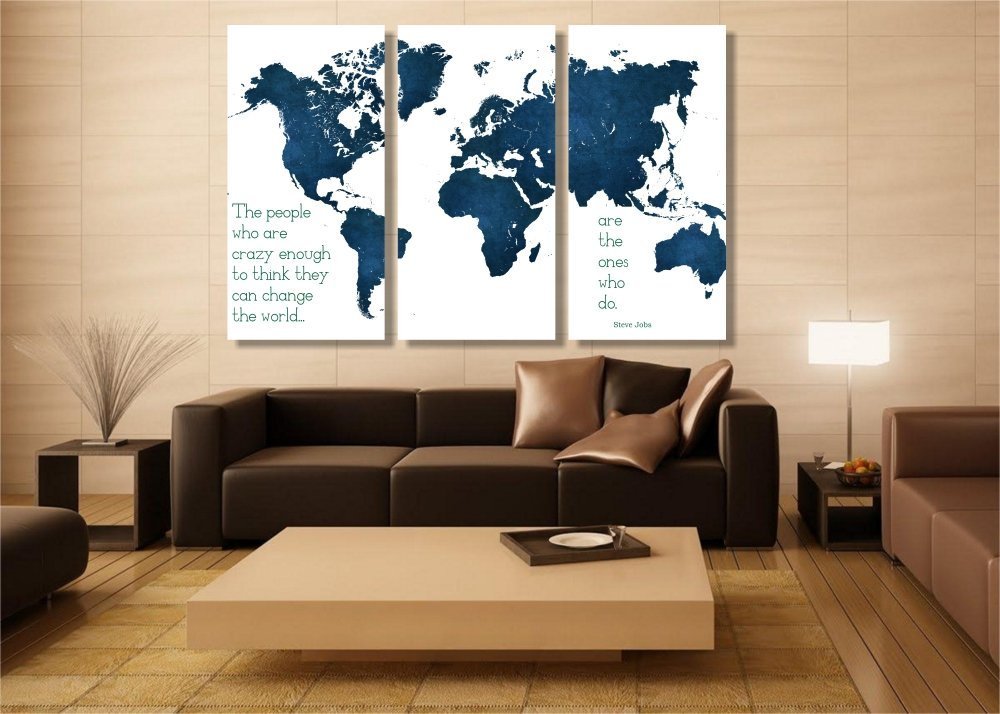 Change The World Canvas Print - 3 Piece