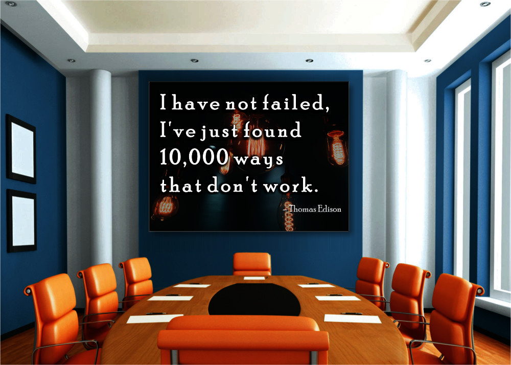 I Have Not Failed Canvas Print - 1 Piece