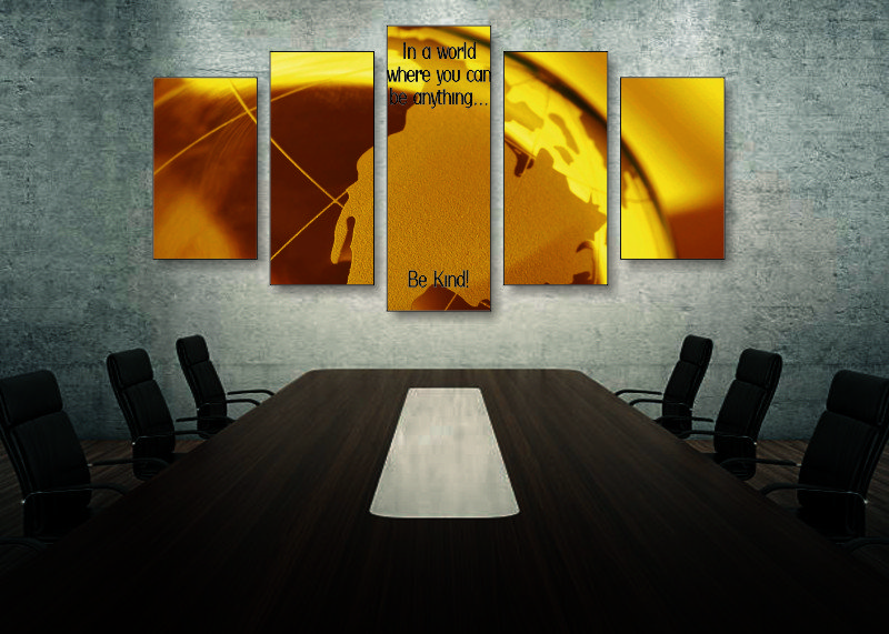 In A World Canvas Print - 5 Piece