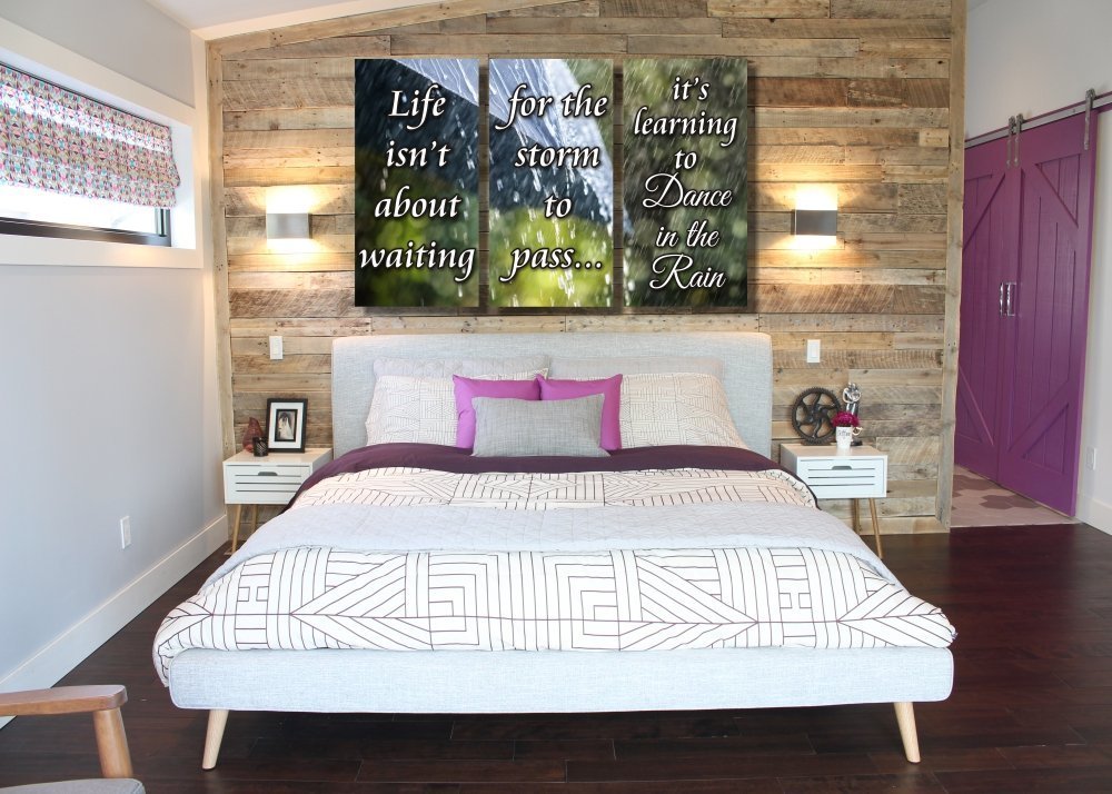 Dance In The Rain Canvas Print - 3 Piece
