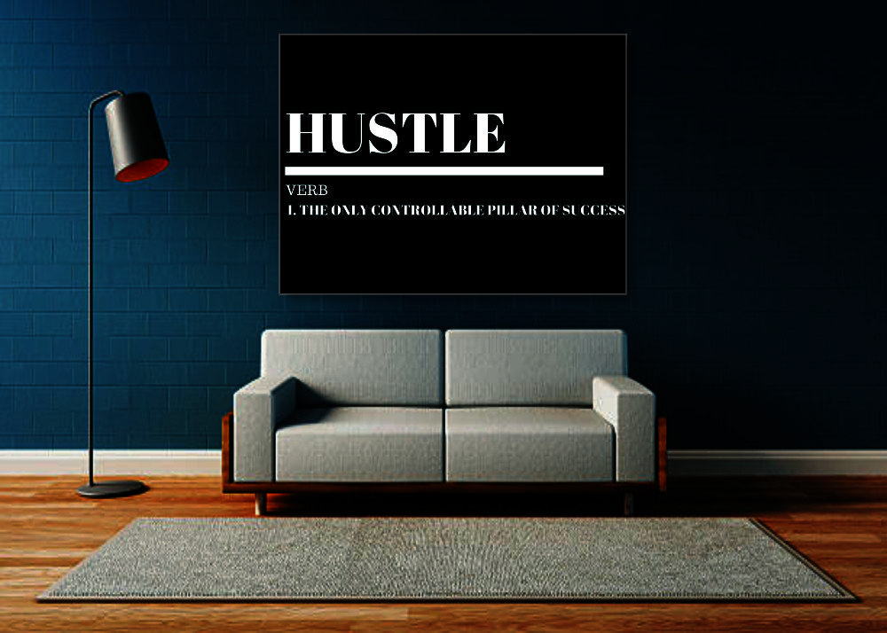 Hustle Canvas Print - 1 Piece